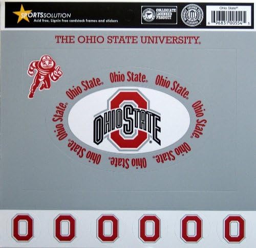 Sports Solution Ohio State Buckeyes Cardstock Frame