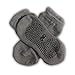 Non Slip Skid Socks with Grips, For Hospital Rehab, Traveling, Yoga, Pilates, Barre, Martial Arts, Trampoline, Fitness, Home Use, For Women, Men, YogaAddict, Grey - Size M/L
