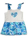 Rubbies - Girls Sundress, White, Blue