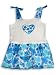 Rubbies - Girls Sundress, White, Blue