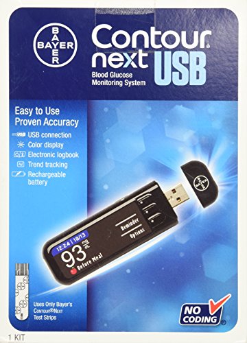 Bayer contour next usb blood glucose monitoring system