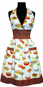 asd Living Loretta Apron with Cutie Pie Design by Butcher Aprons