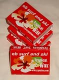 Wave Equation Tropical Surf Wax All Natural Beeswax - 4 Pack