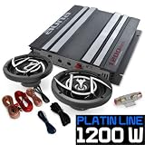 Produkt-Bild: Car Hifi Set "Platin Line 200" Boxen Endstufe 1200W