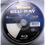 SPECIAL OFFER!!!!! 50 x Traxdata Blu-Ray 25Gb 4x BD-R Blank Discs - White Inkjet Printable (5 x 10 Packs)