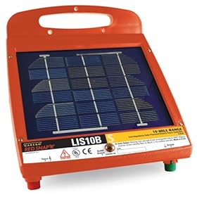 Zareba LIS10B Electric Fence Red Snap'R Solar Powered 10-Mile Range Controller by 