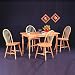 Union Square Montrose Rectangular Butcher Block Farm Dining Set in Natural