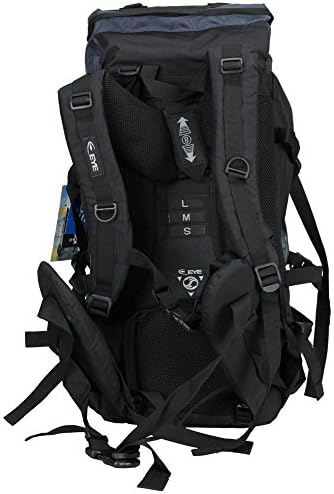 New 80l Professional Large Backpack Shoulders Bag Camping Hiking Waterproof Blue