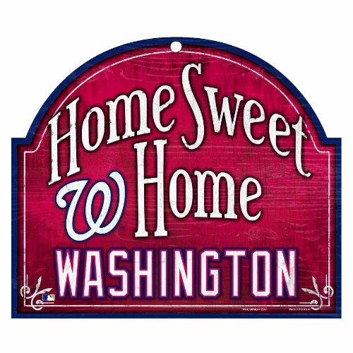 MLB Washington Nationals 11-by-9 Wood 