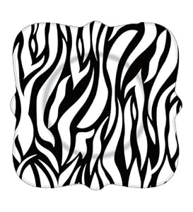 Zebra Decorative Edged Plates