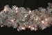 9' x 10" Pre-Lit Retro Silver Laser Tinsel Christmas Garland - Clear Lights