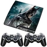 Meestick Batman Vinyl Adhesive Decal Skin for Playstation 3 Slim