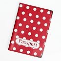 Red Spotty Passport Cover