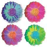 Precidio Objects 9431H99-AM107 Andy Warhol Tacoma Daisy Plates s/4