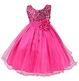 (コ-ランド) Co-land フォーマル キッズドレス ノースリーブ 結婚式 子供ワンピース 女の子 女児 リボン 花 スパンコール飾り ガールズ ベビー 入園式 演奏会 ローズ 160