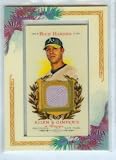 Rich Harden 2007 Allen & Ginter's Baseball Game Worn Jersey Card # AGR-RH / Oakland A's Athletics