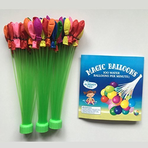 Eyefy Magic Balloons - Fills and Ties 100 Water Balloons in a Minute - Includes 105-111 Self Sealing Balloons -Easy for Kids to Use