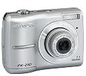 Olympus FE-210 Compact Digital Camera - Silver (7.0 MP, 3x Optical Zoom) 2.5'' LCD