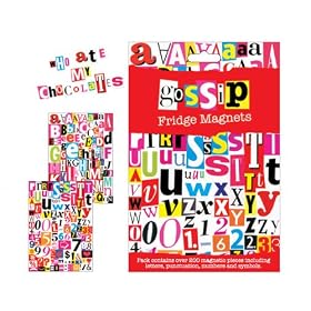 Gossip Ransom Magnetic Noticeboard Fridge Magnets - 200 pieces