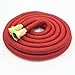 Greenbest 2016 New 50' Expanding Garden Hose, Ultimate, Solid Brass Connector Fittings, Red