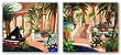 Hotel Lobby Set by Art Fronckowiak 24"x24" Art Print Poster