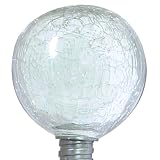 Allsop 29035 Solar-Powered Clear ;Globe Garden Art