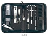 Drei Schwerter - 9 teiliges Maniküre & Pediküre Etui aus hochwertigem Kunstleder, Qualität: Drei Schwerter Qualität