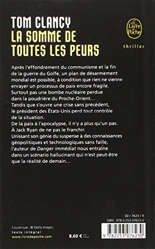 La Somme De Toutes Les Peurs Libro La Somme De Toutes Les Peurs / the Sum of All Fears di Tom Clancy