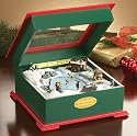 Crosley White Christmas Music Box