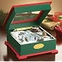 Crosley White Christmas Music Box