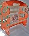 Bangleempoirum! Indian Bangle Stand Bracelet Display Rack Holder, Orange.