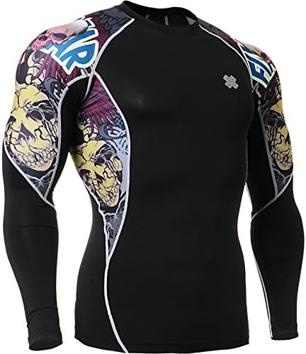 Fixgear Mens Womens Long Sleeve Compression Shirts XXXX-Large