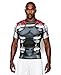 Under Armour Mens Alter Ego Compression S/S Shirt Midnight Navy/Red 2 LG