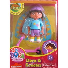 Dora the Explorer: Dora and Scooter Poseable Figure by Dora the Explorer
