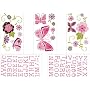 Nojo Jasmine Wall Decals, Pink by Crown Crafts Inc