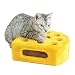 チェダーチーズ: 新猫ブランド(ねこモテ)のチューチューハンティングシリーズ。おいしそうなチーズの形で、上面だけでなく横面にも穴が開いているから、覗いたり手を入れたりと猫ちゃんを飽きさせません。またたび入りの麻縄ネズミ...