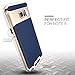 Galaxy Note 5 Case -- Artech 21 [Vivid Arkansas Series] Ultra Slim Dual Layers [ Shockproof ] [ Drop Proof ] Protecitve Textured Pattern Grip Cover Case For Samsung Galaxy Note 5 -- [Navy Blue]