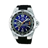 Orient Mens 21 Jewel Automatic Semi Skeleton design Rally Car inspired #CDB04001D by Orient