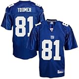 Reebok NFL Equipment New York Giants #81 Amani Toomer Royal Blue...