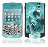 Underwater Vampire Skull Design Decal Skin Sticker for BlackBerry Curve 8330 Cell Phone