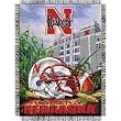 Nebraska Cornhuskers NCAA Woven Tapestry Throw (Home Field Advantage) (48x60")"