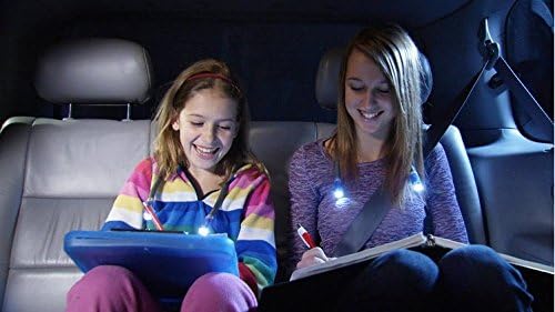 Book Light of Led Lights,New Kind of Lamp,Flexible,Hands Free,4 super bright leds bulbs,Around the Neck(Blue)