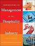Introduction to Management in the Hospitality Industry