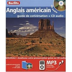 Anglais am�ricain Coffret guide de conversation + CD audio