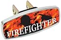 Heininger Automotive 4232 HitchMate Premier Series Hitch Cap Firefighter and Flames