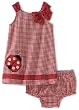 Youngland Baby-girls Infant Two Piece Lady Bug Sleeveless Sundress With Diaper Cover