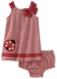 Youngland Baby-girls Infant Two Piece Lady Bug Sleeveless Sundress With Diaper Cover