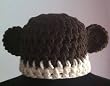 Organic Newborn 'Lil Monkey Hat (Ivory Trim) Organic Newborn 'Lil Monkey Hat (Ivory Trim)