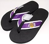 LA Los Angeles Lakers Filp Flop Sandals Thongs Women's Size 7-8 NBA Baseketball Sports Team