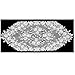 Heritage Lace Tea Rose 14-Inch by 36-Inch Runner, Ecru